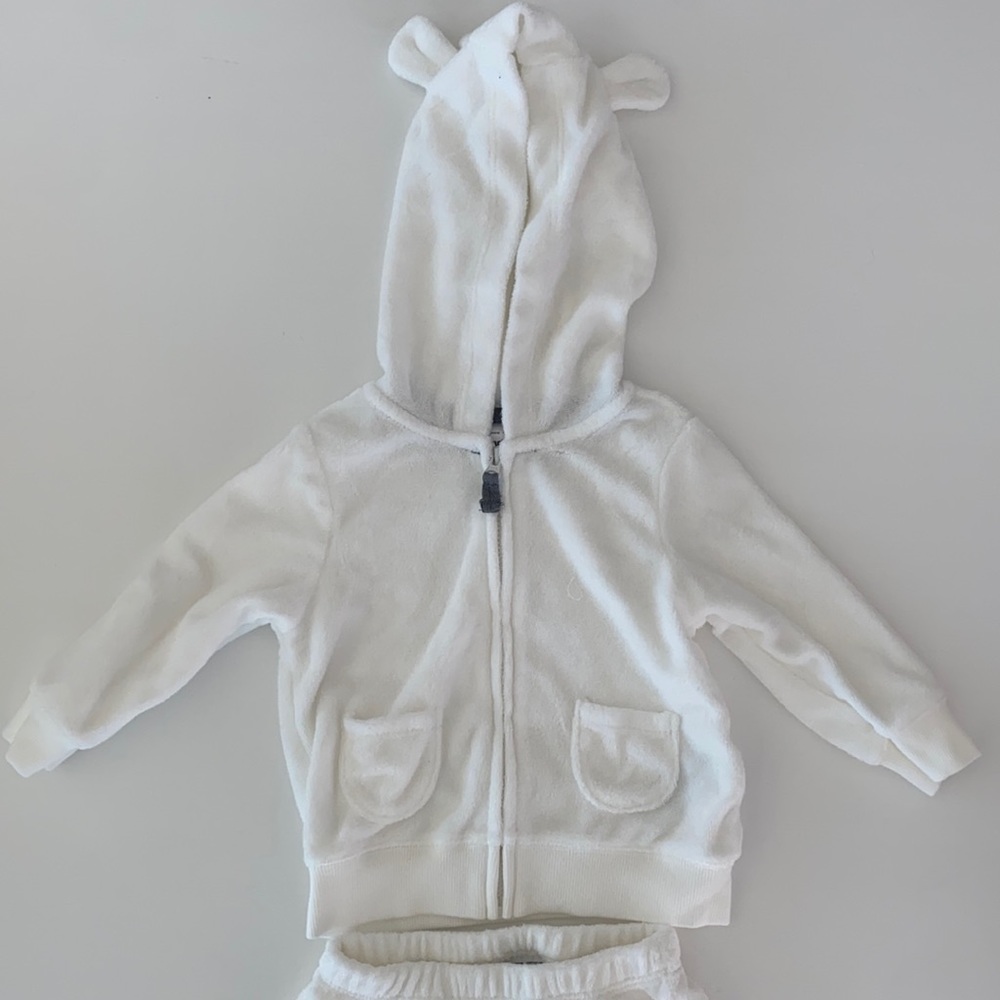 Carter’s Lamb Terry Sweatsuit Size 6M